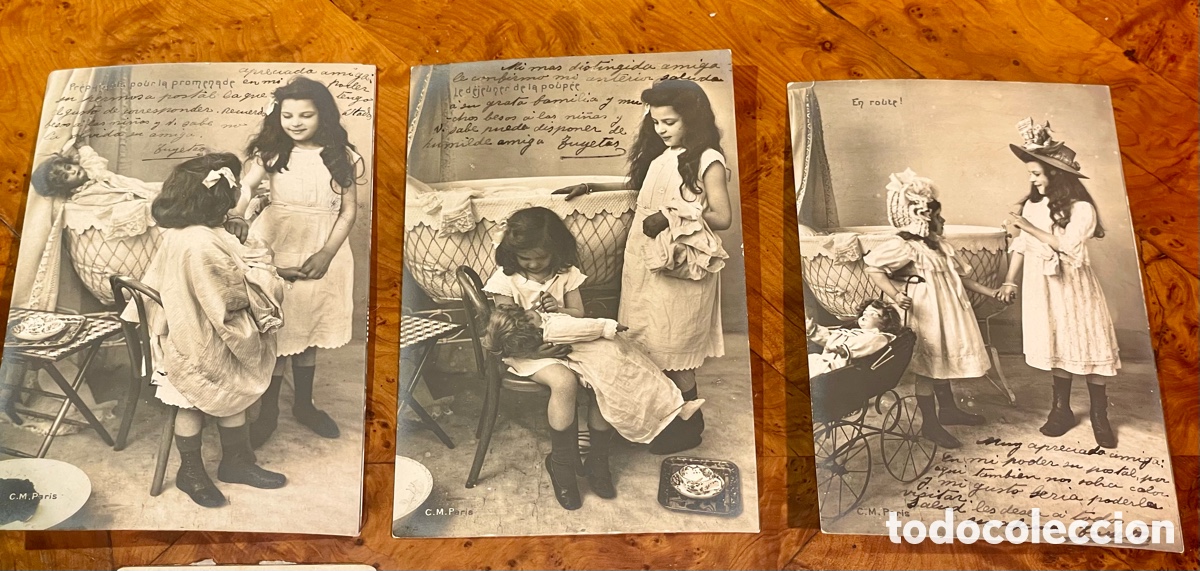 Casas de mu&ntilde;ecas: Postales de Ni&ntilde;as con Mu&ntilde;ecas - Foto 2
