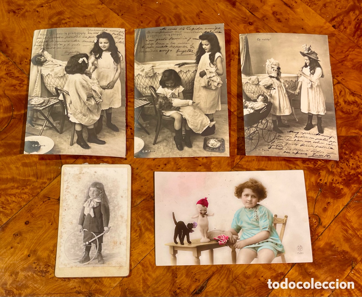 Casas de Mu&ntilde;ecas: Postales de Ni&ntilde;as con Mu&ntilde;ecas