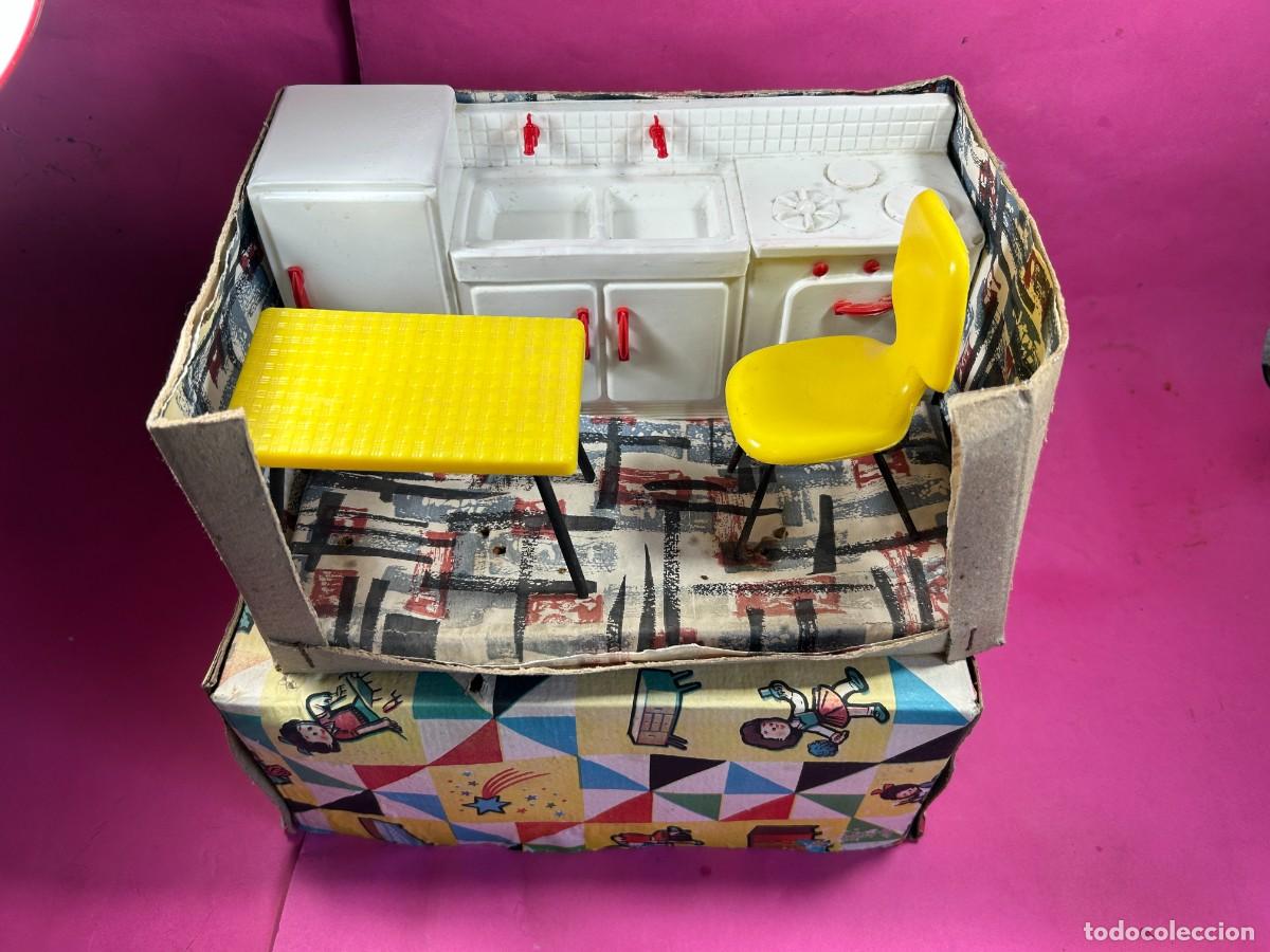 Casas de Mu&ntilde;ecas: JUEGO DE COCINA CASA DE MU&Ntilde;ECAS A&Ntilde;OS 60