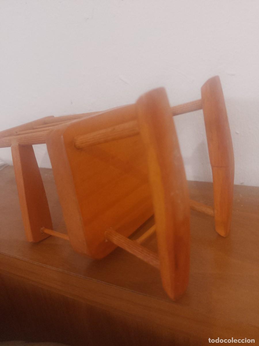 Casas de mu&ntilde;ecas: MINIATURA DE MECEDORA EN MADERA - Foto 4