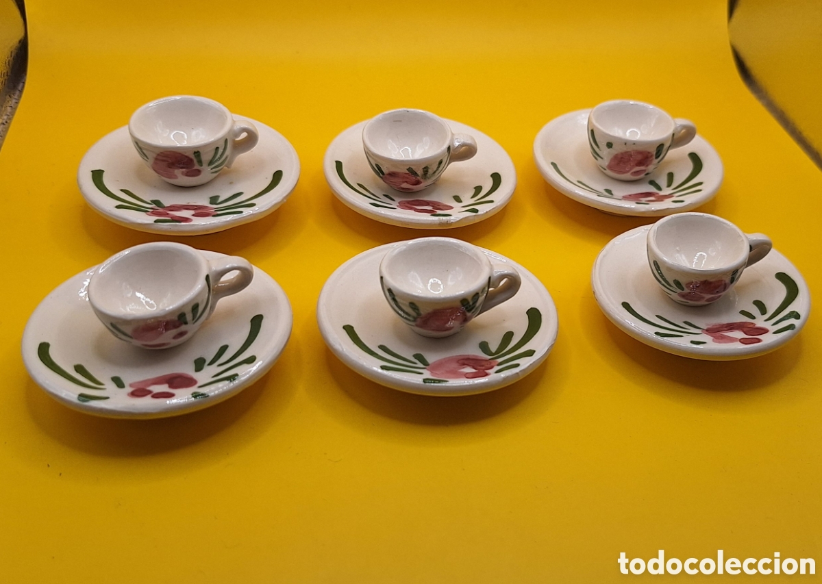Casas de mu&ntilde;ecas: Juego de Caf&eacute; Miniatura - Casa de Mu&ntilde;ecas - - Foto 2