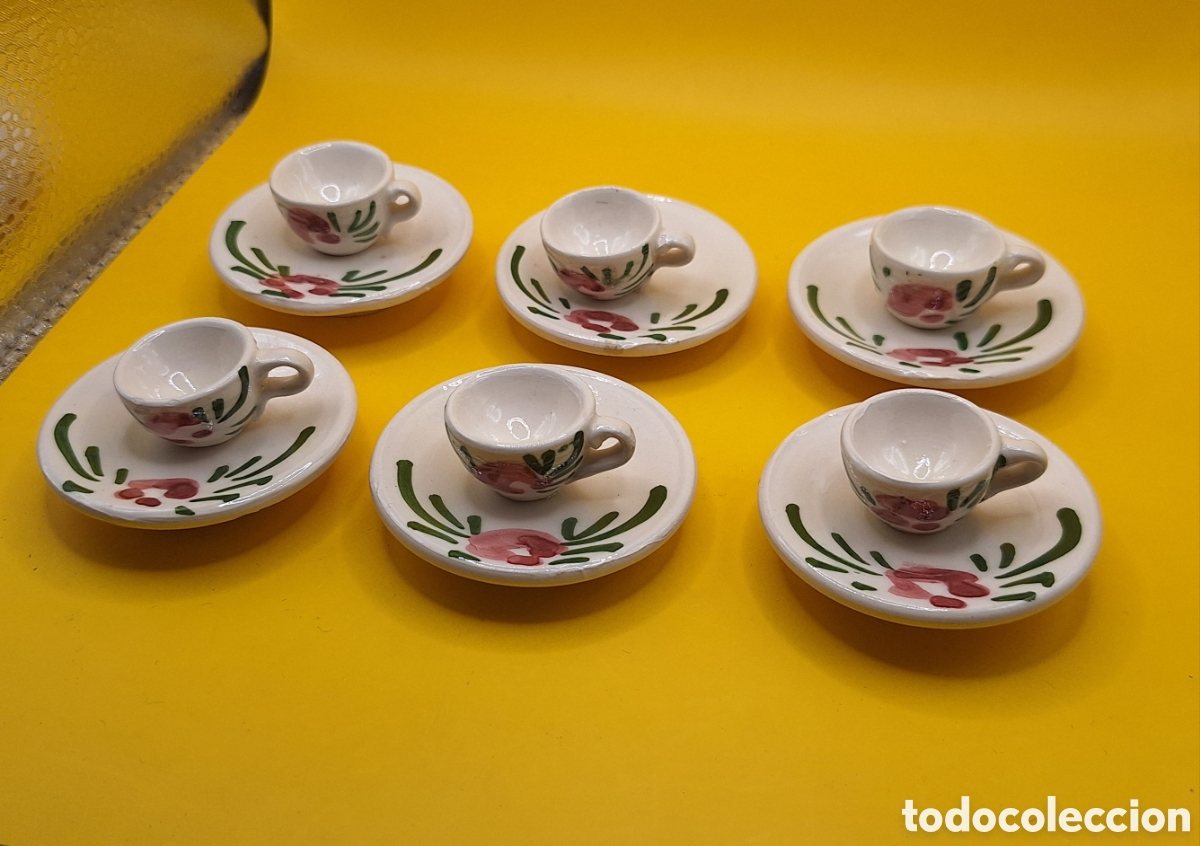 Casas de mu&ntilde;ecas: Juego de Caf&eacute; Miniatura - Casa de Mu&ntilde;ecas - - Foto 3