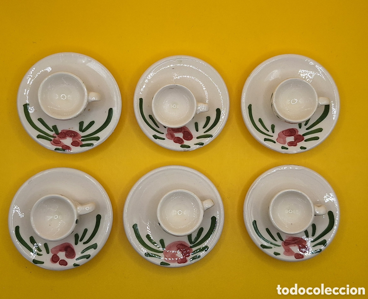 Casas de mu&ntilde;ecas: Juego de Caf&eacute; Miniatura - Casa de Mu&ntilde;ecas - - Foto 4