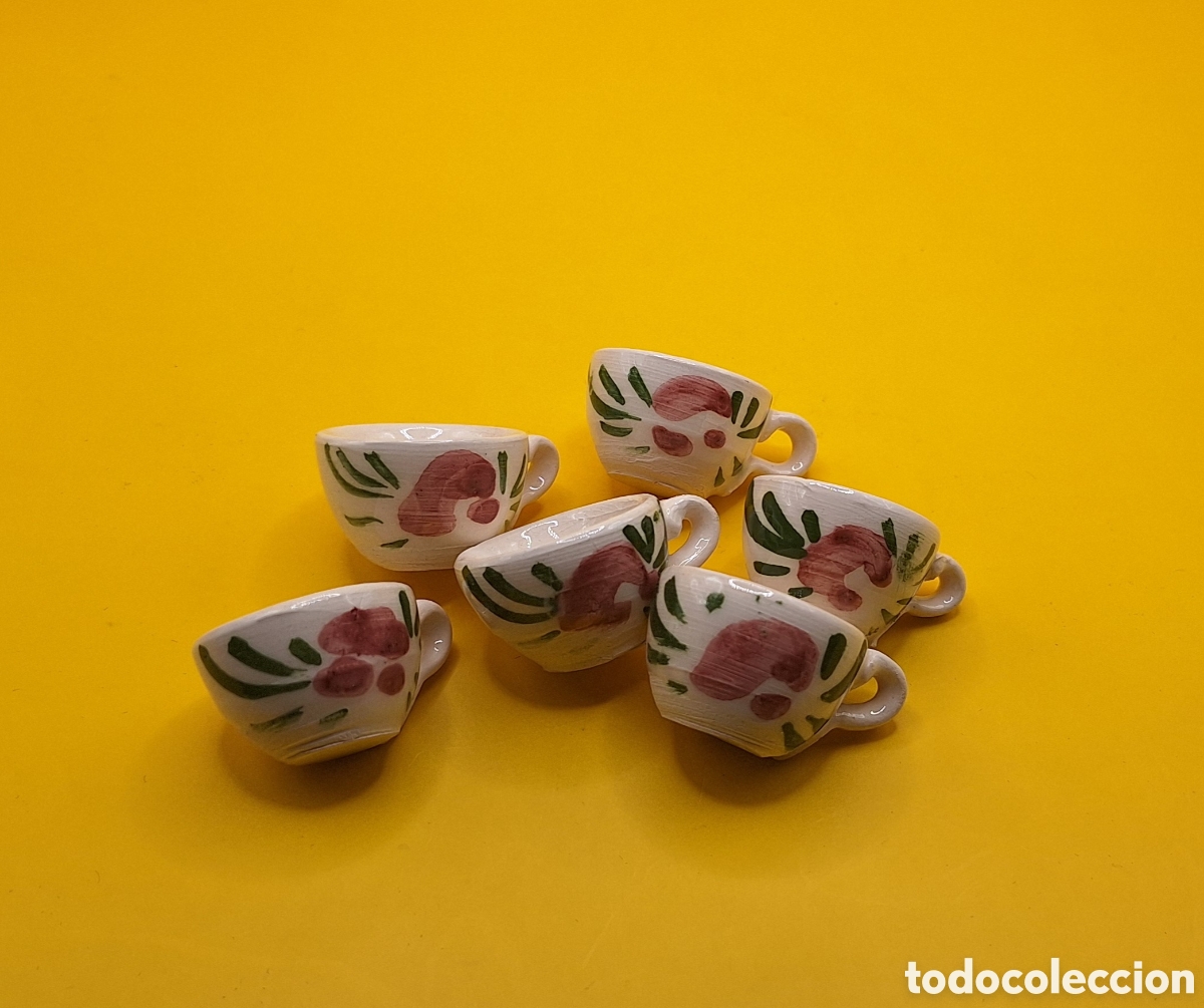 Casas de mu&ntilde;ecas: Juego de Caf&eacute; Miniatura - Casa de Mu&ntilde;ecas - - Foto 8