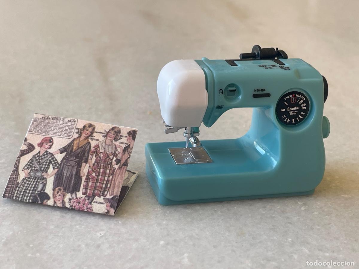 Casas de mu&ntilde;ecas: M&aacute;quina de coser en miniatura - Foto 1