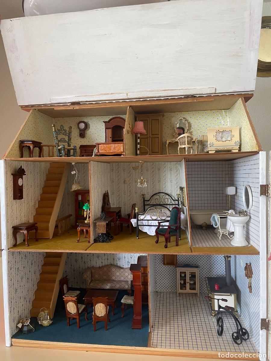 Casas de mu&ntilde;ecas: Casa de mu&ntilde;ecas estilo antiguo - Foto 3