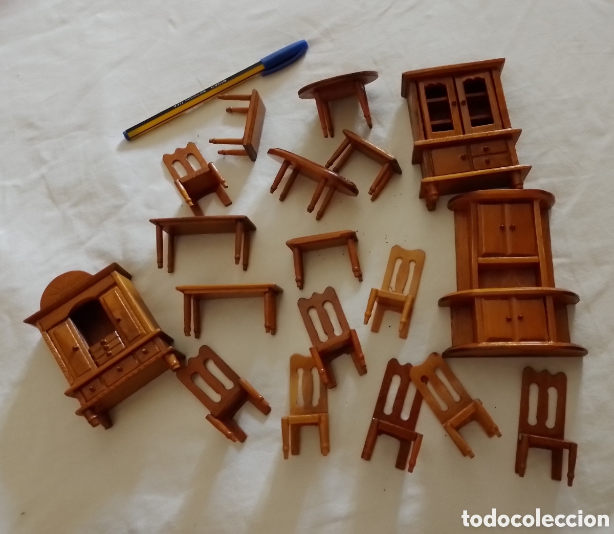 Casas de mu&ntilde;ecas: Lote muebles casa de mu&ntilde;ecas esc1:24 - Foto 1