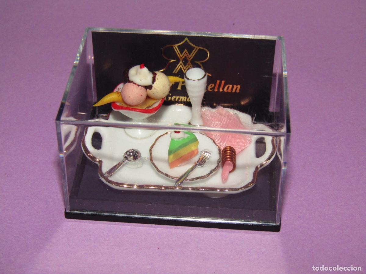 Casas de mu&ntilde;ecas: Bandeja Dulces en Porcelana Esc. 1:12 para Casita de Mu&ntilde;ecas de REUTTER PORCELAIN Made in Germany