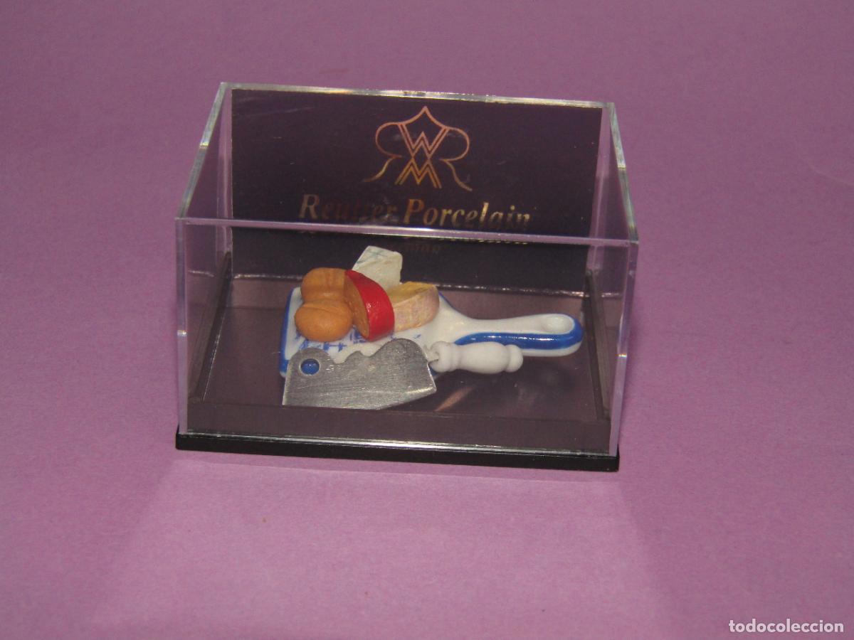 Casas de mu&ntilde;ecas: Tabla de Quesos en Porcelana Metal Esc. 1:12 Casita de Mu&ntilde;ecas de REUTTER PORCELAIN Made in Germany