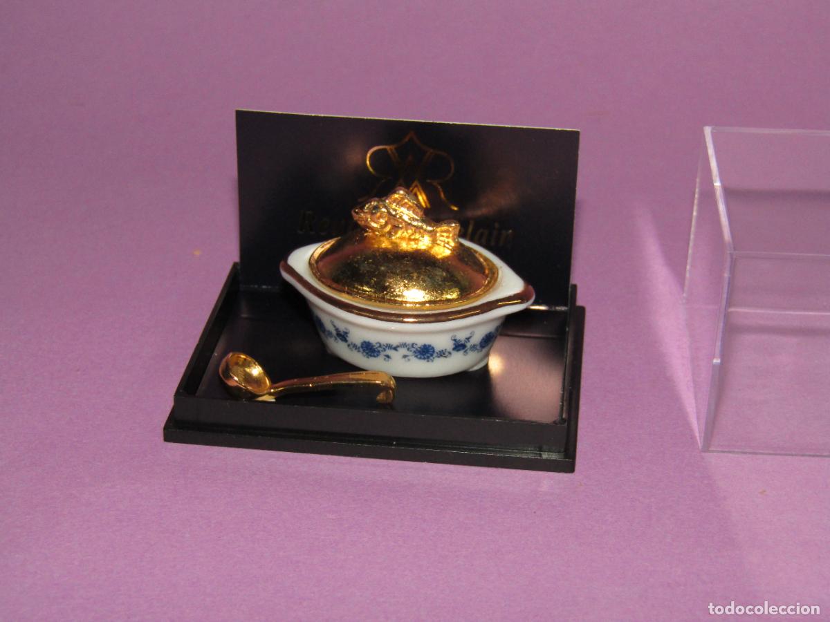 Casas de mu&ntilde;ecas: Sopera en Porcelana Esc. 1:12 para Casitas de Mu&ntilde;ecas de REUTTER PORCELAIN Made in Germany