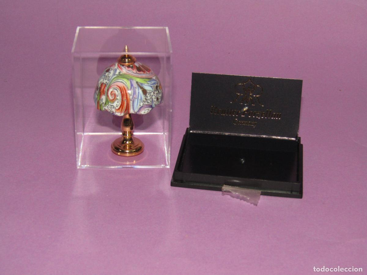 Casas de mu&ntilde;ecas: L&aacute;mpara de Sobremesa en Porcelana Esc. 1:12 Casitas de Mu&ntilde;ecas de REUTTER PORCELAIN Made in Germany
