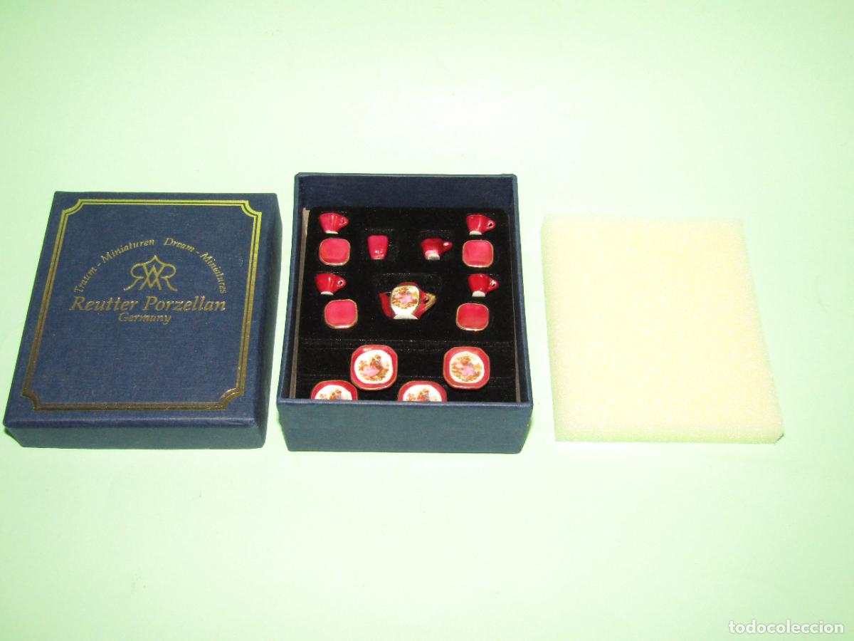 Casas de mu&ntilde;ecas: Juego de TE o CAF&Eacute; en Porcelana Esc. 1:12 Casitas de Mu&ntilde;ecas de REUTTER PORCELAIN Made in Germany