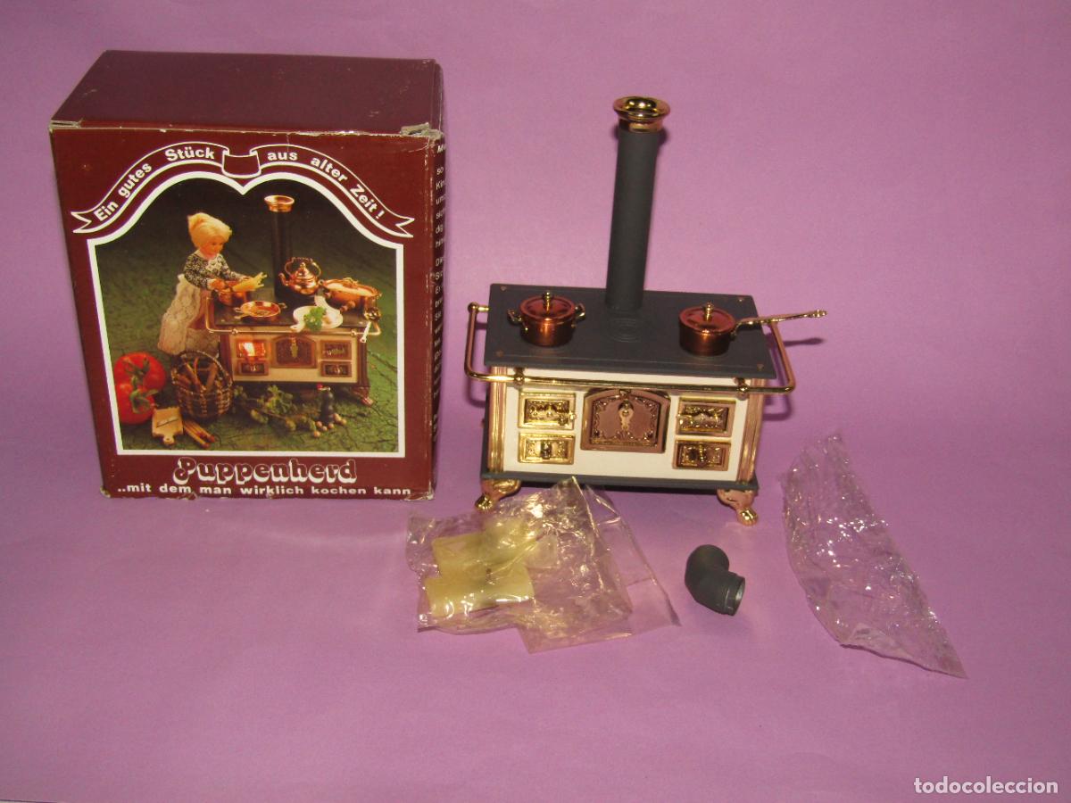Casas de mu&ntilde;ecas: Cocina Victoriana Met&aacute;lica para Casitas de Mu&ntilde;ecas de la Firma BODO HENNING Made in Germany