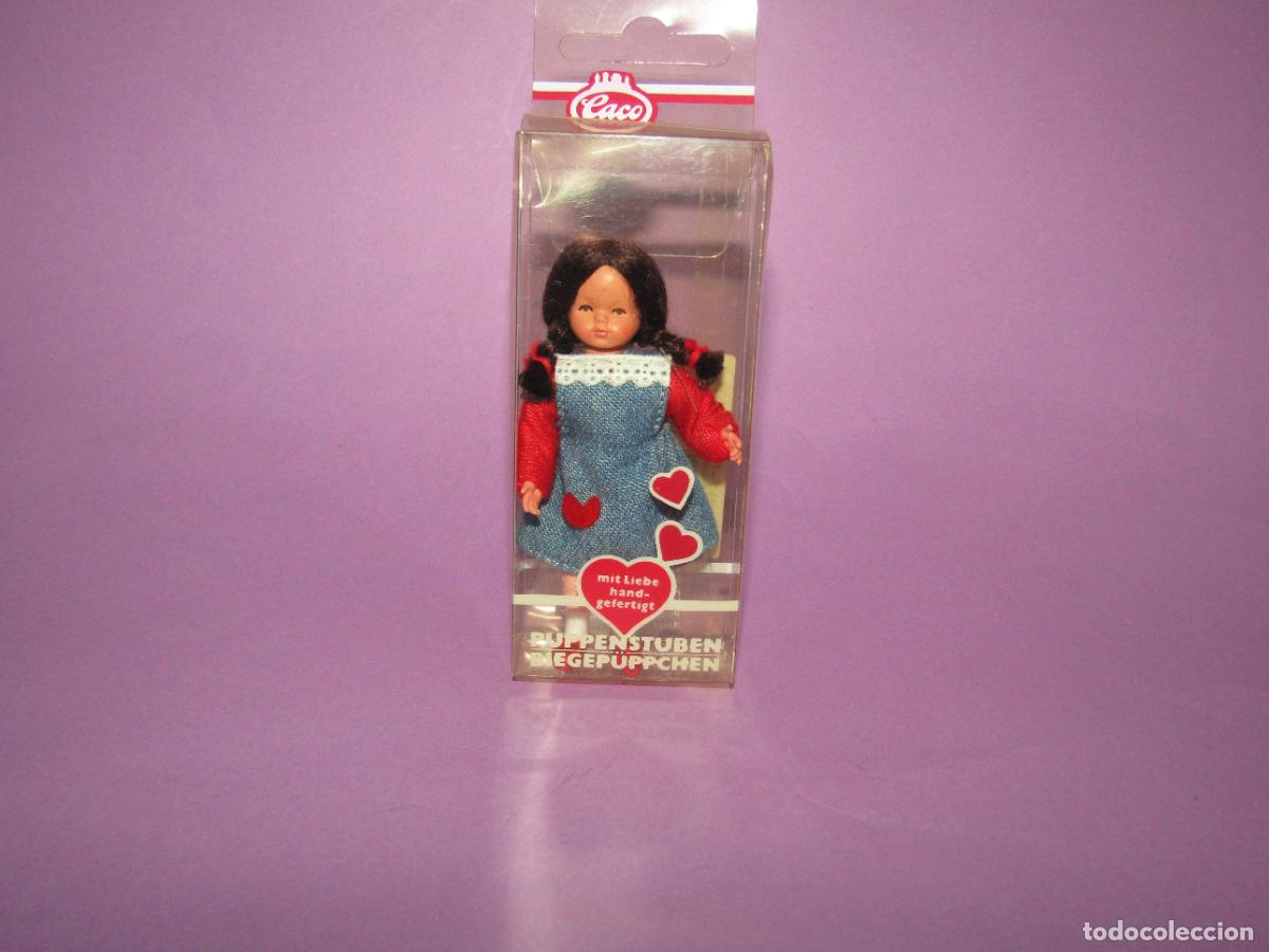 Casas de mu&ntilde;ecas: Antiguo Mu&ntilde;eca Flexible Para Casitas de Mu&ntilde;ecas en Escala 1:12 de CACO Made in Germany A&ntilde;o 1970s.