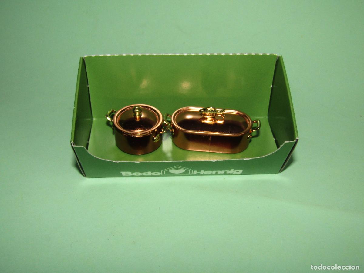Casas de mu&ntilde;ecas: Ollas Cobre Para Casitas de Mu&ntilde;ecas en Escala 1:12 Aprox. de BODO HENNIG Made in Germany