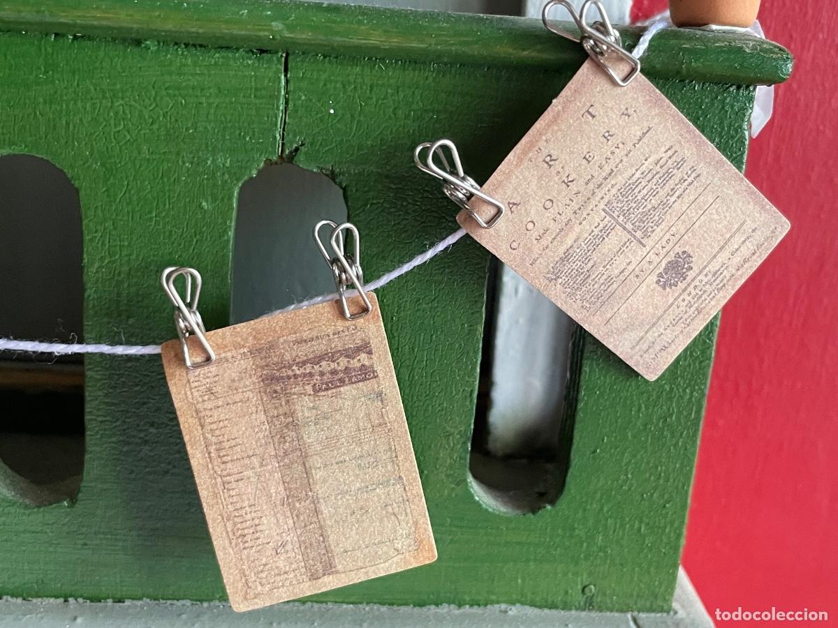 Casas de mu&ntilde;ecas: Mini clips y documentos en miniatura para casa de mu&ntilde;ecas - Foto 3