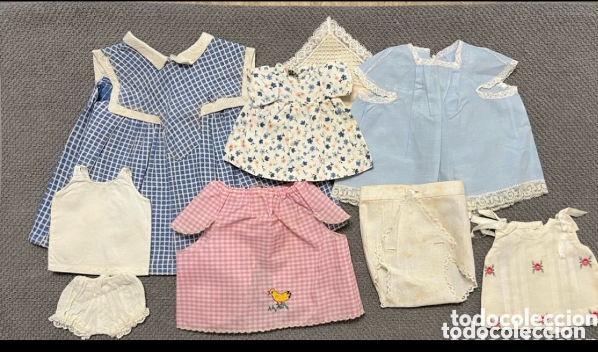 Maisons de Poup&eacute;es: MU&Ntilde;ECAS (9) Prendas de ropa artesanal antigua&hellip; (h.1930?)