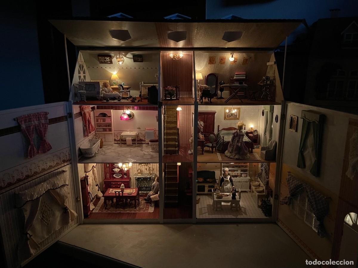 Casas de mu&ntilde;ecas: Casa de mu&ntilde;ecas con instalaci&oacute;n de luz - Foto 7