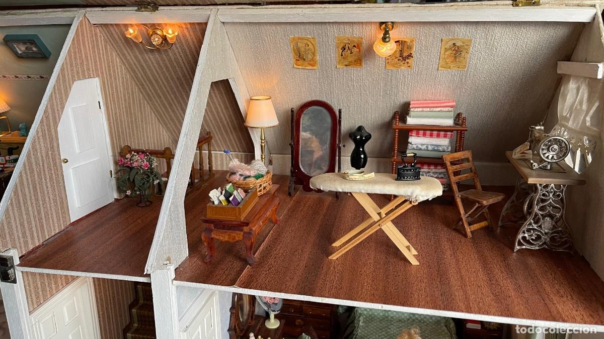 Casas de mu&ntilde;ecas: Casa de mu&ntilde;ecas con instalaci&oacute;n de luz - Foto 14