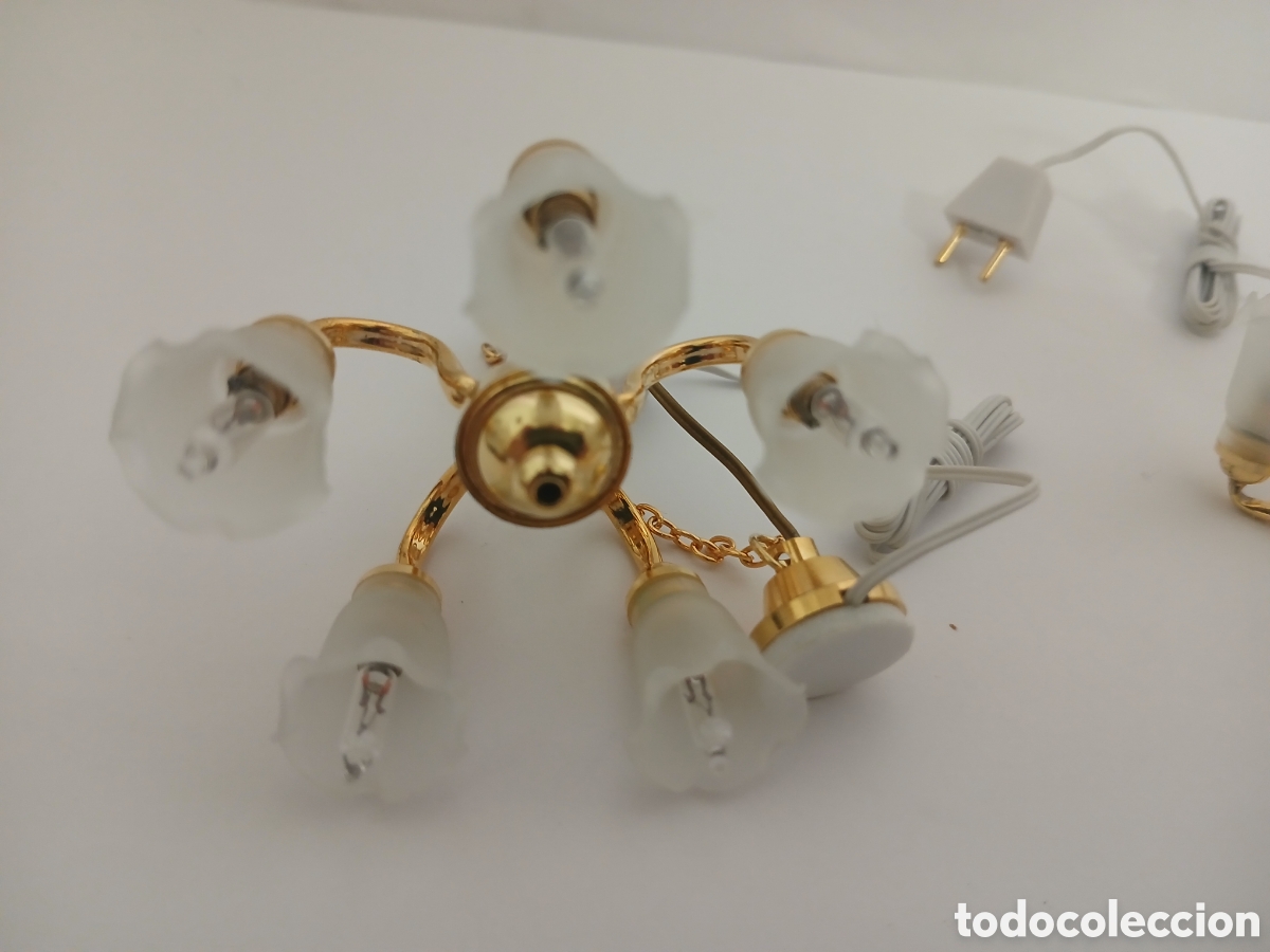 Casas de mu&ntilde;ecas: LAMPARAS LED MINIATURA CASA MU&Ntilde;ECAS - Foto 3