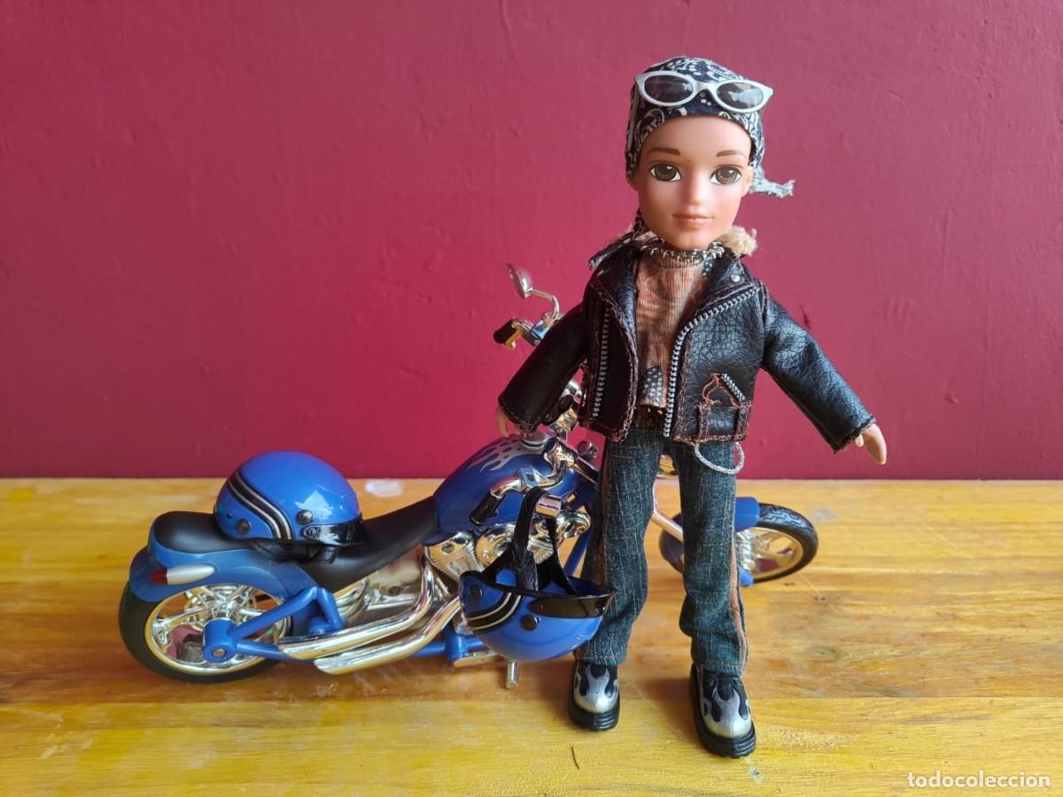 Casas de mu&ntilde;ecas: Set MOTO BRATZ + MU&Ntilde;ECO Original - Foto 1