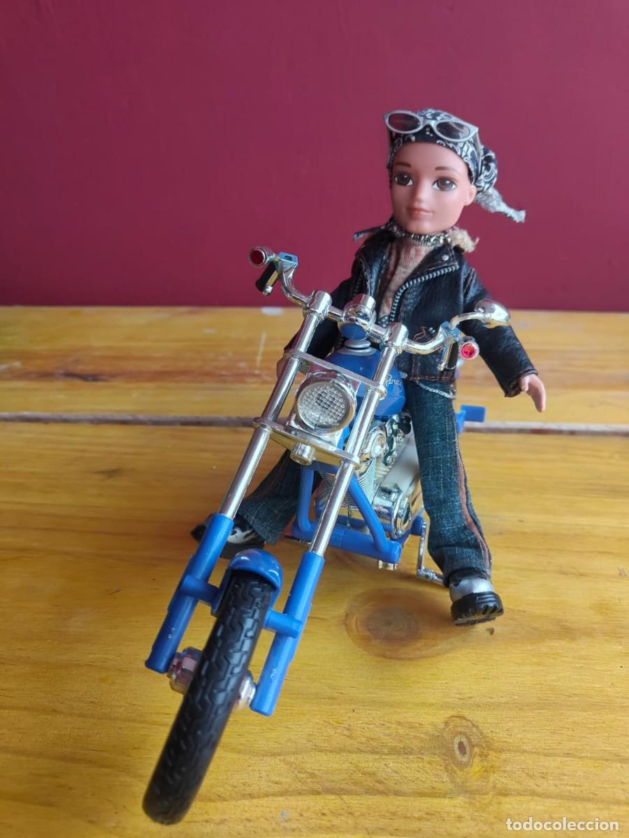 Casas de mu&ntilde;ecas: Set MOTO BRATZ + MU&Ntilde;ECO Original - Foto 3