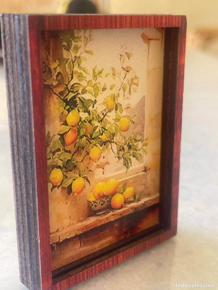 Casas de mu&ntilde;ecas: Limones bodeg&oacute;n cuadro en miniatura casa de mu&ntilde;ecas - Foto 4