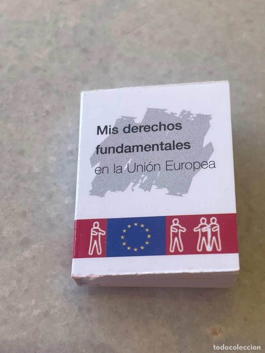 Casas de mu&ntilde;ecas: Libro derechos fundamentales Uni&oacute;n Europea en miniatura casa de mu&ntilde;ecas