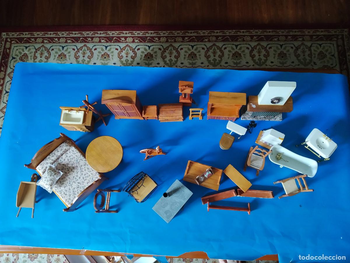 Casas de mu&ntilde;ecas: muebles casa mu&ntilde;ecas r&uacute;stica