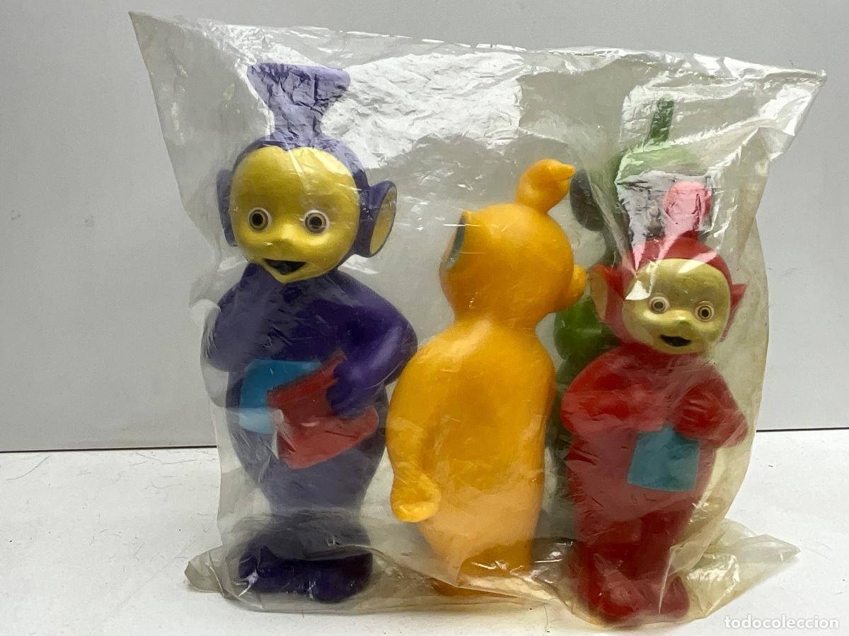 Maisons de Poup&eacute;es: CONJUNTO COMPLETO DE TELETUBBIES Y CONEJO , EN BOLSA SIN ABRIR - NO SE VE MARCA DE FABRICANTE