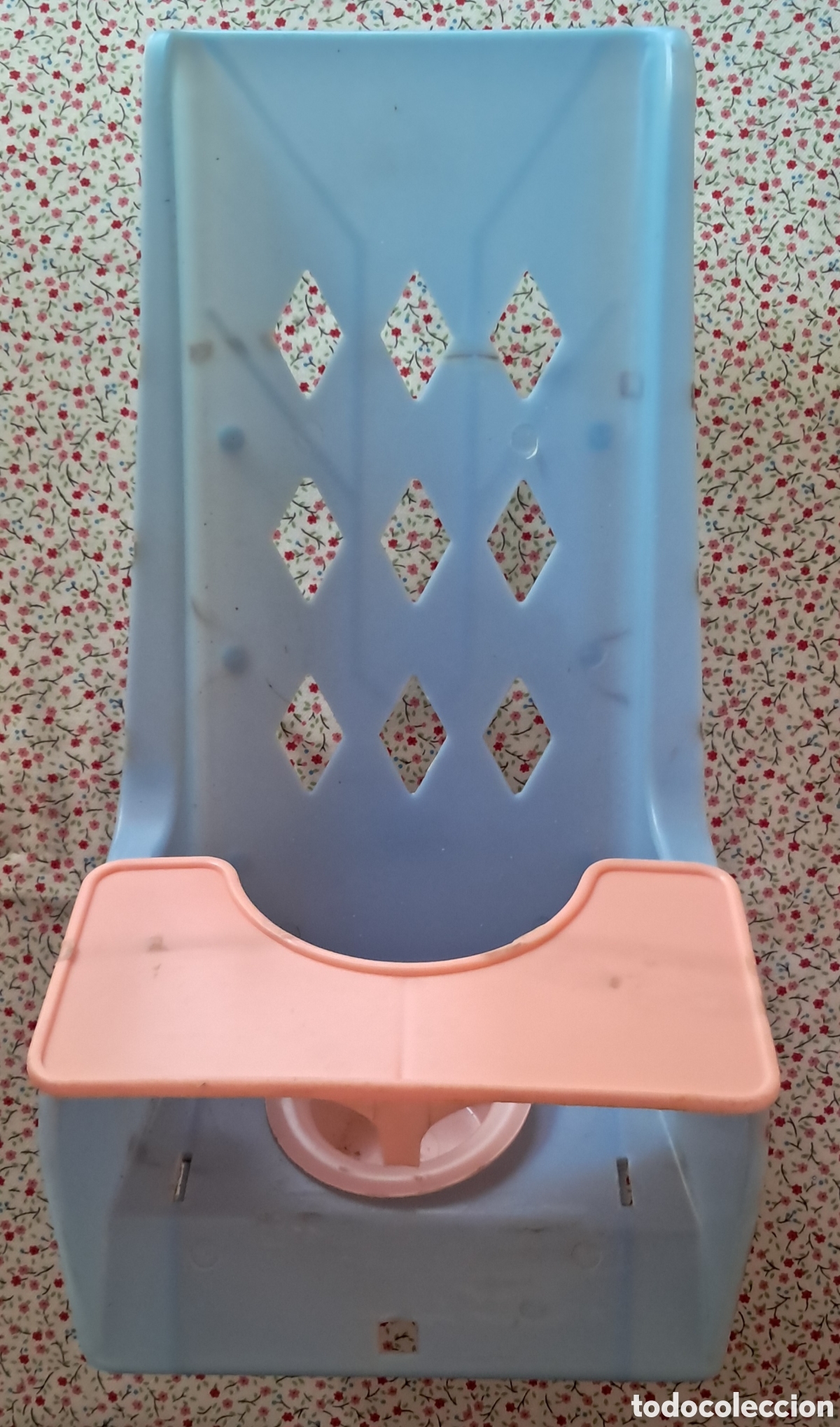 Casas de mu&ntilde;ecas: Silla trona con orinal para mu&ntilde;eco tipo Baby Mocosete, Nenuco o similar a&ntilde;os 70 - 80
