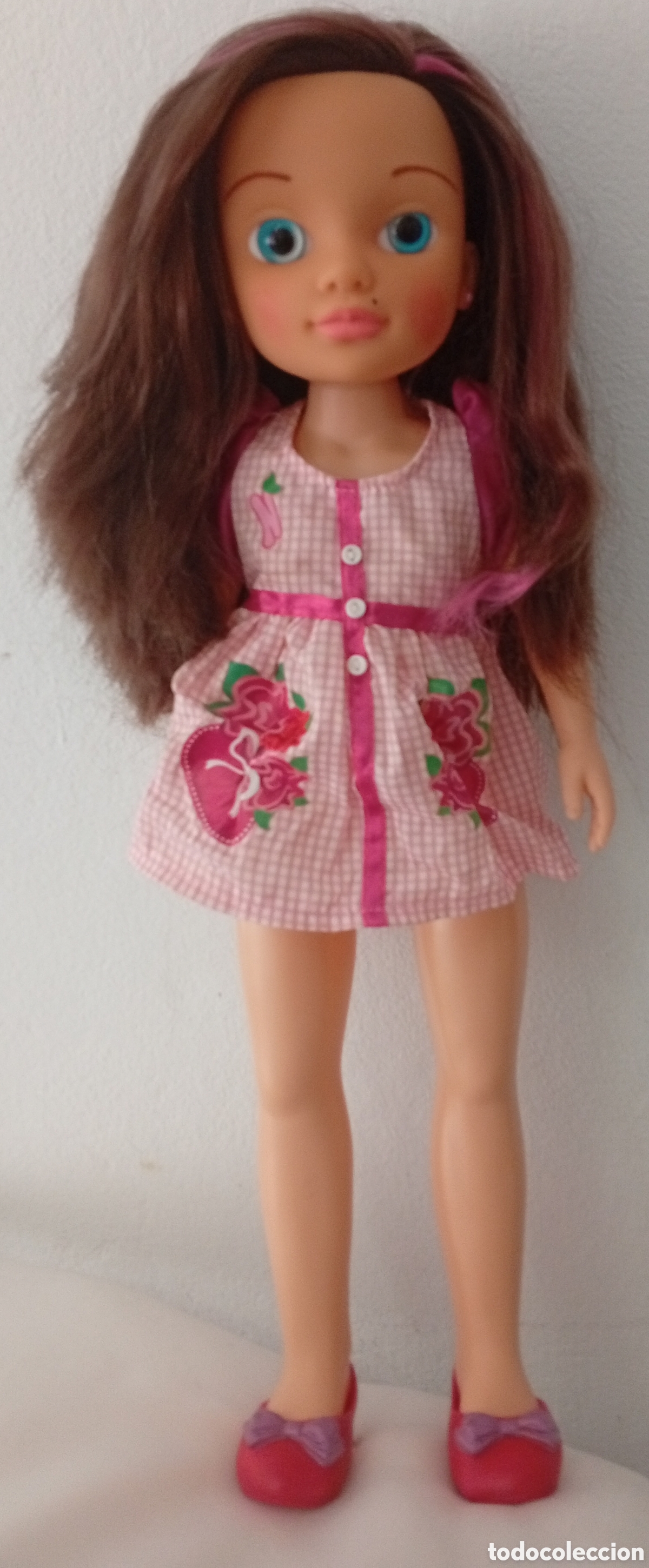Casas de mu&ntilde;ecas: Mu&ntilde;eca hermosa de pelo casta&ntilde;o - Foto 3