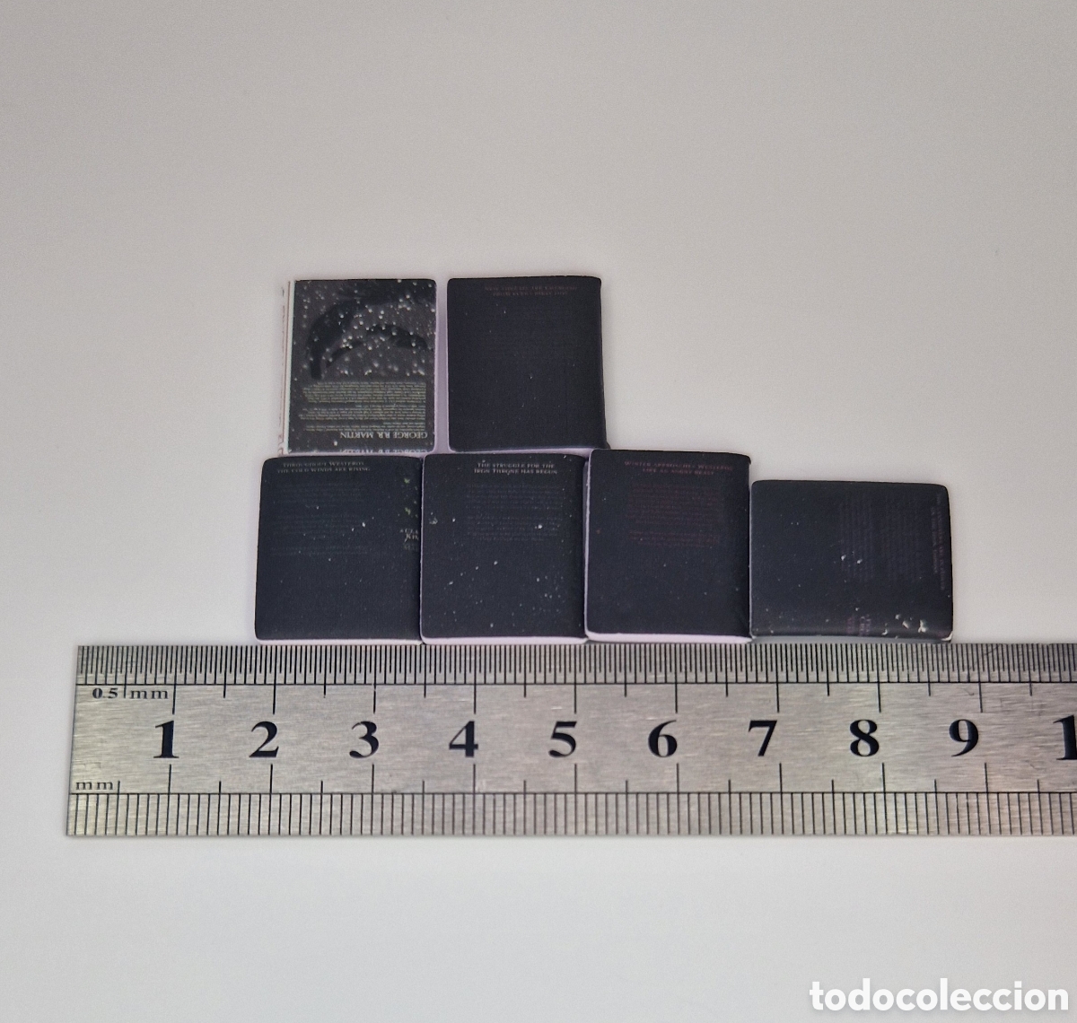Casas de mu&ntilde;ecas: Mini Libros Juego de Tronos 1/12 - Foto 3