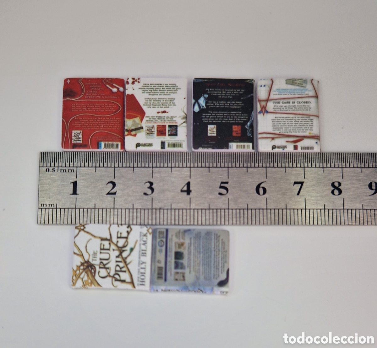 Casas de mu&ntilde;ecas: Mini Libros 1/12 Holly Black y Holly Jackson - Foto 3