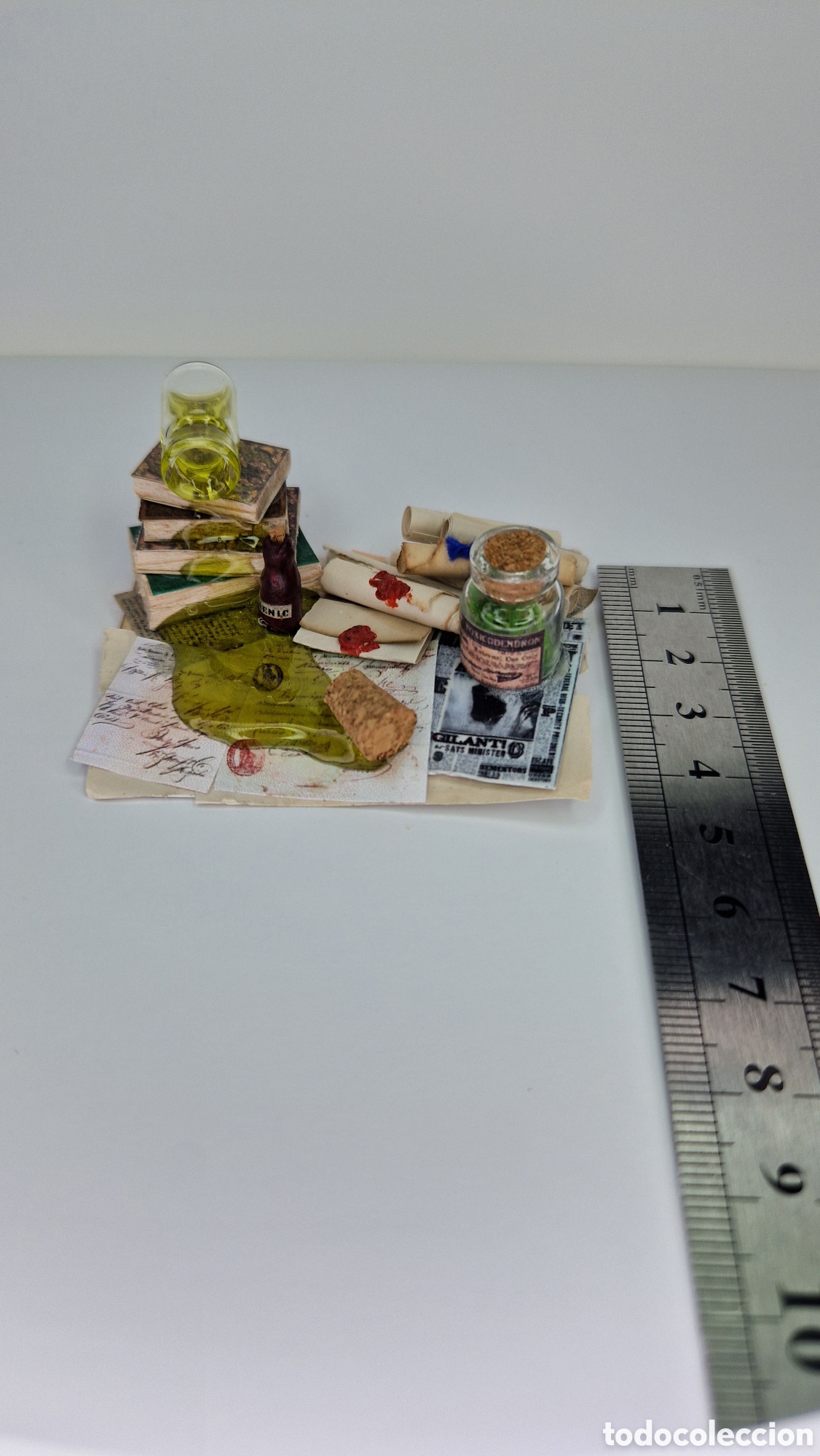 Casas de mu&ntilde;ecas: P&oacute;cima derramada miniatuta 1/12 - Foto 3