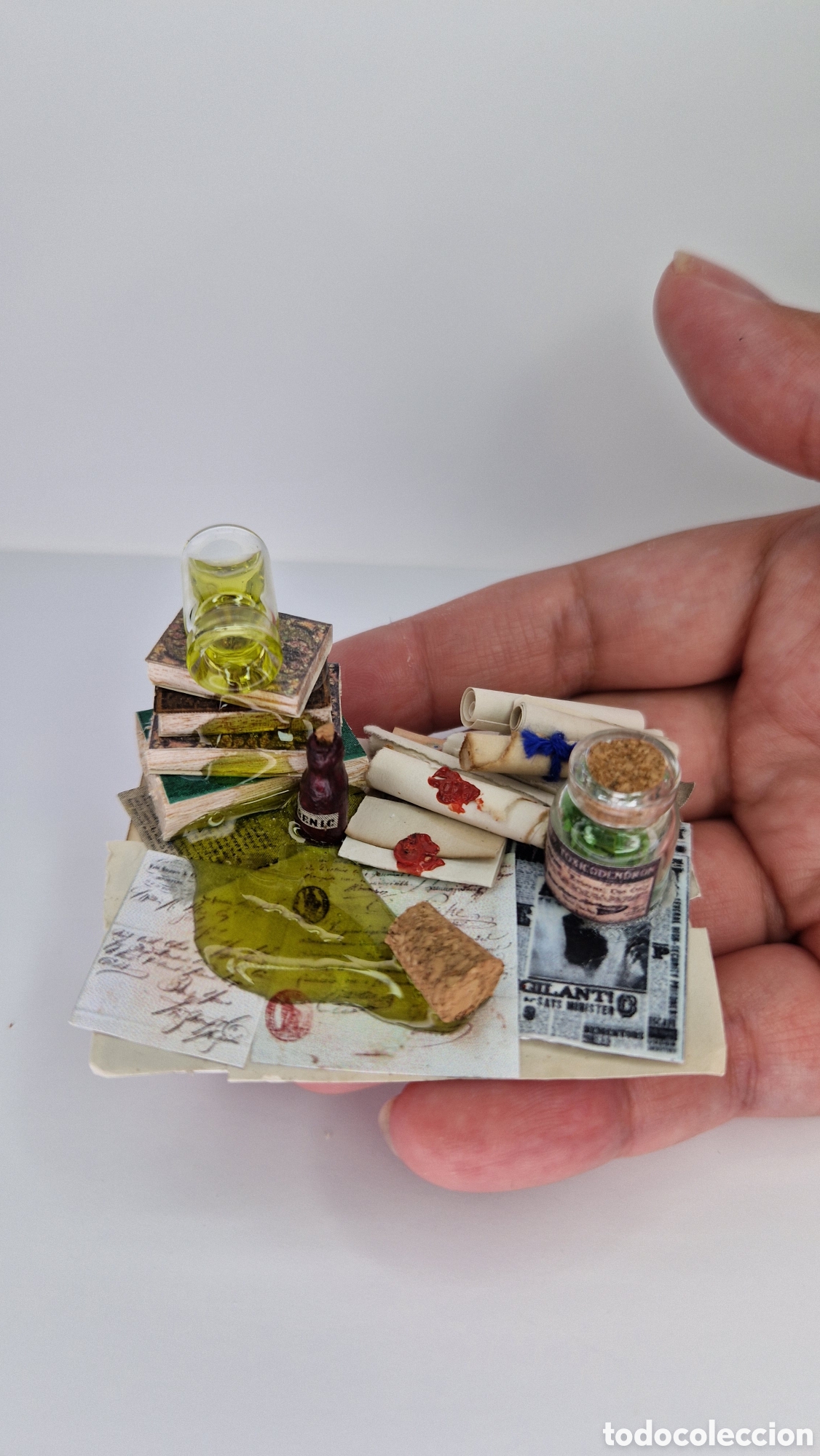 Casas de mu&ntilde;ecas: P&oacute;cima derramada miniatuta 1/12 - Foto 4