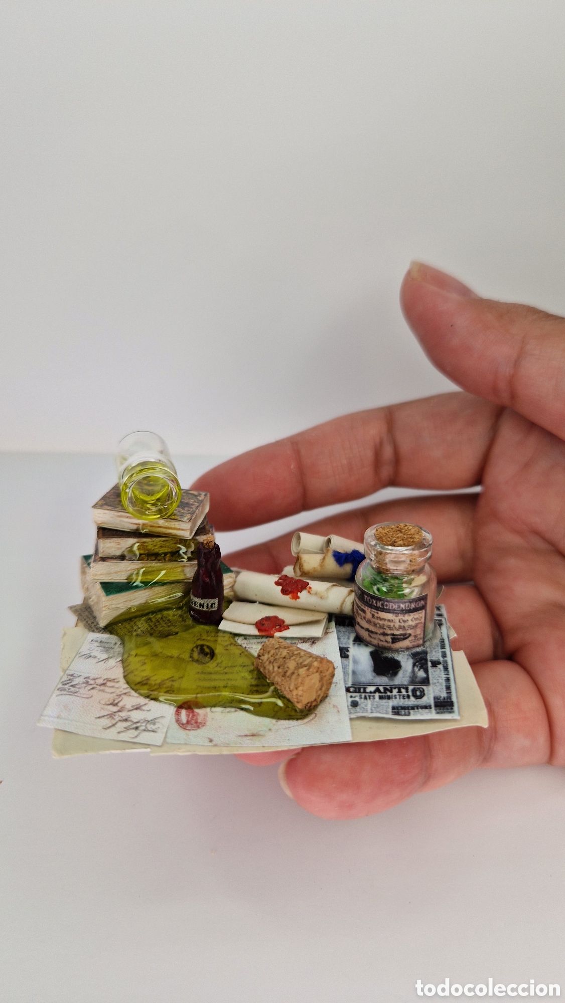Casas de mu&ntilde;ecas: P&oacute;cima derramada miniatuta 1/12 - Foto 7