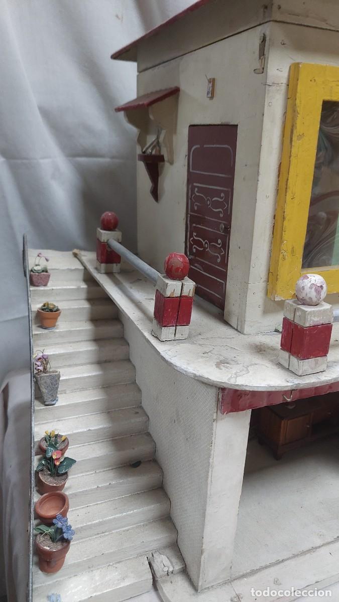 Casas de mu&ntilde;ecas: Antigua gran casa de mu&ntilde;ecas - Foto 2