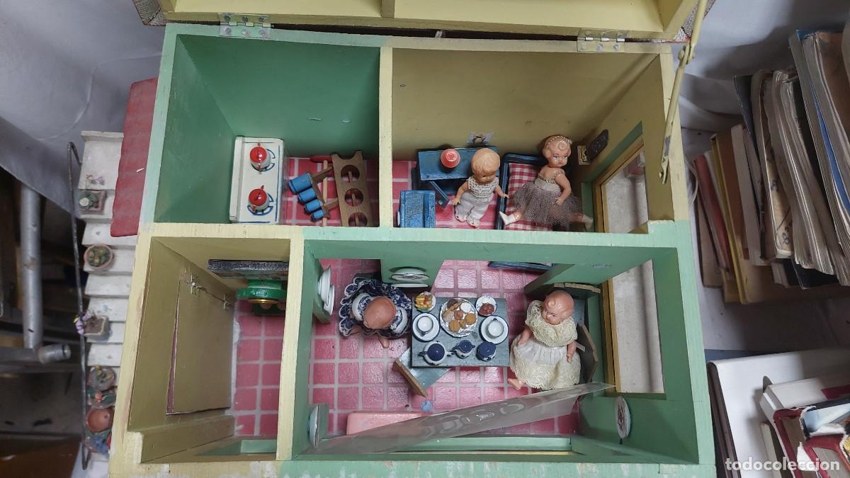 Casas de mu&ntilde;ecas: Antigua gran casa de mu&ntilde;ecas - Foto 6