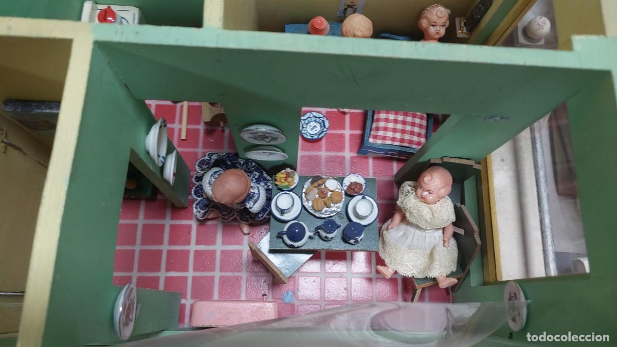 Casas de mu&ntilde;ecas: Antigua gran casa de mu&ntilde;ecas - Foto 7