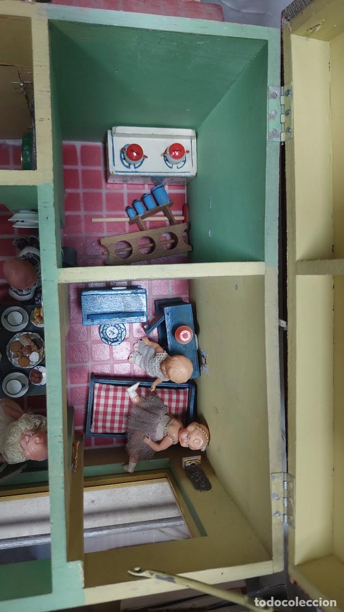 Casas de mu&ntilde;ecas: Antigua gran casa de mu&ntilde;ecas - Foto 8