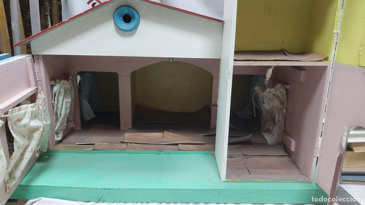 Casas de mu&ntilde;ecas: Antigua gran casa de mu&ntilde;ecas - Foto 7