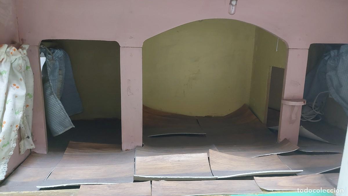 Casas de mu&ntilde;ecas: Antigua gran casa de mu&ntilde;ecas - Foto 9
