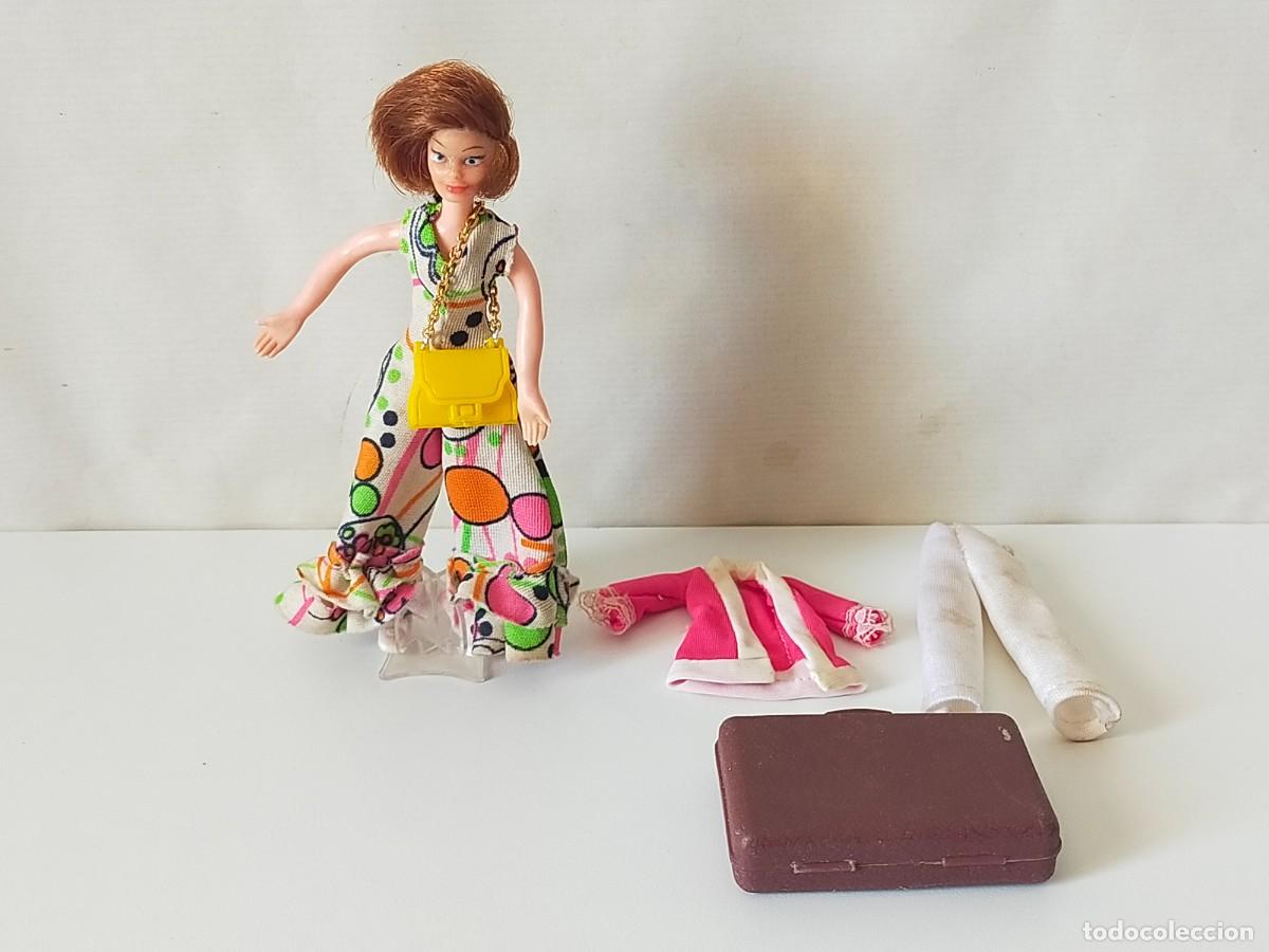 Casas de mu&ntilde;ecas: FAMILIA HOGARIN - Madre conjunto: vacaciones + pantalon y chaqueta - Hogarin Modisa Original a&ntilde;os 70