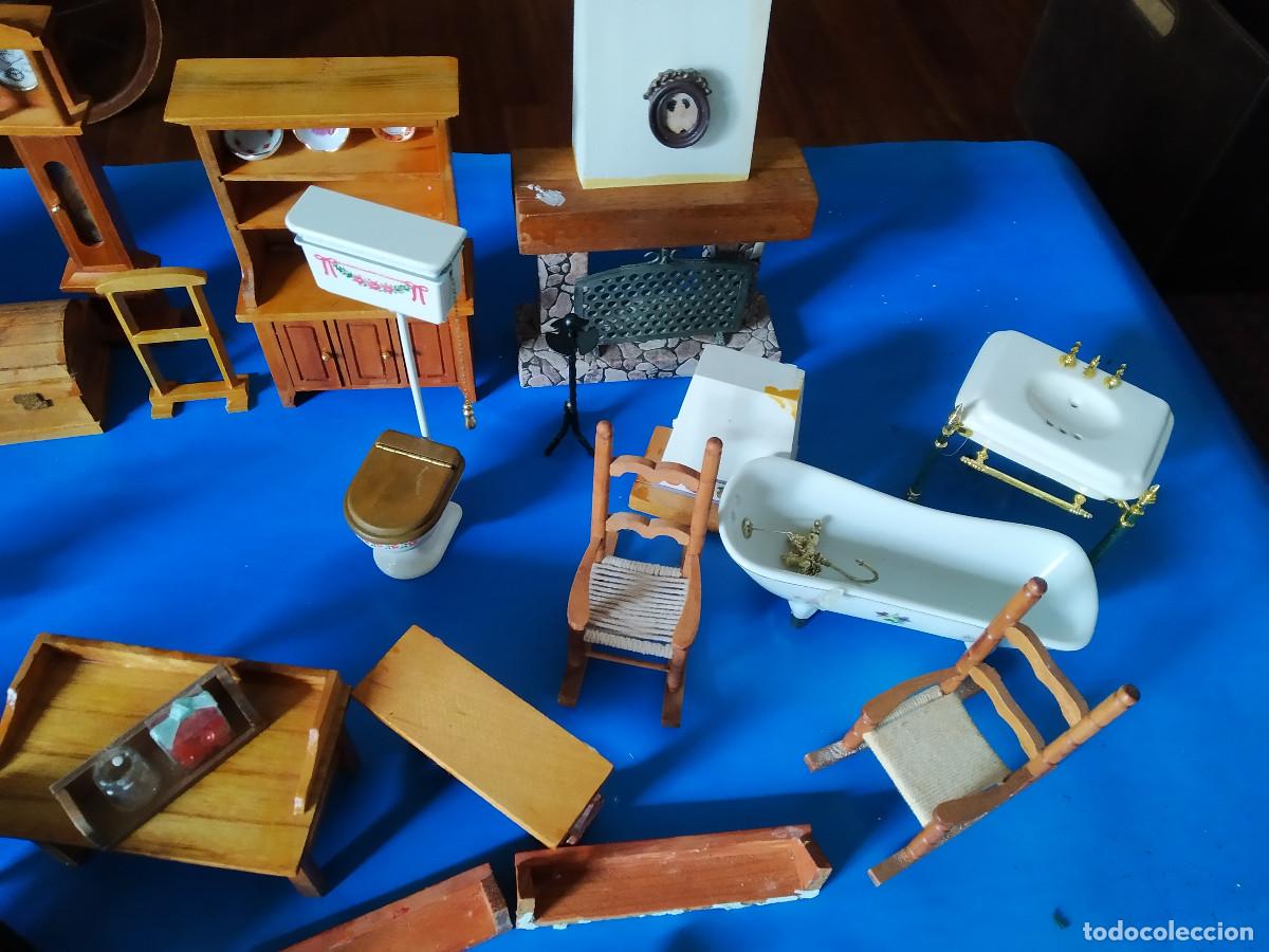 Casas de mu&ntilde;ecas: muebles casa mu&ntilde;ecas r&uacute;stica