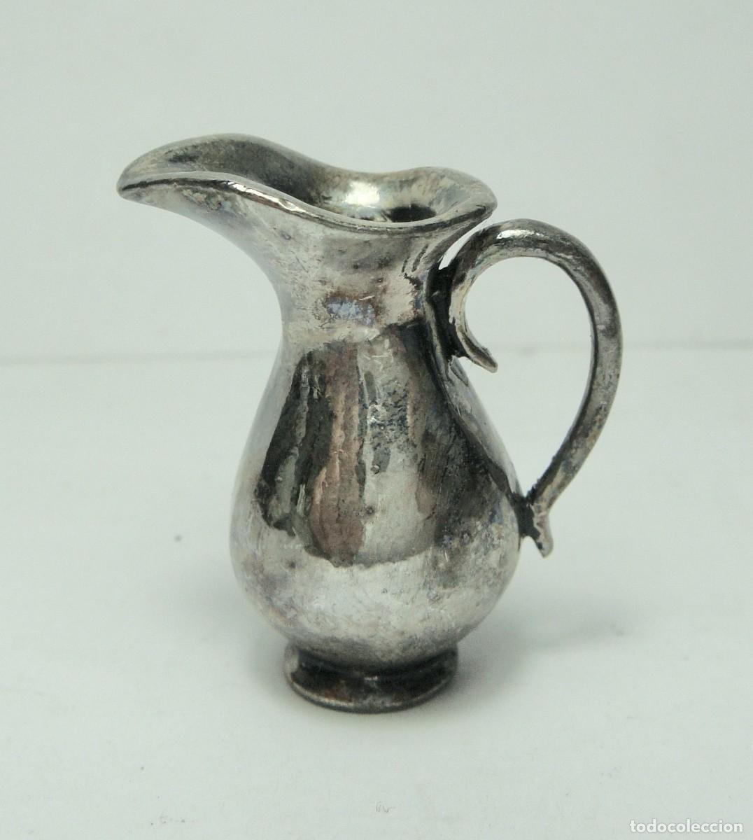 Casas de mu&ntilde;ecas: Jarra en miniatura &middot; Ba&ntilde;o de plata &middot; Casa de mu&ntilde;ecas &middot; 3 cm
