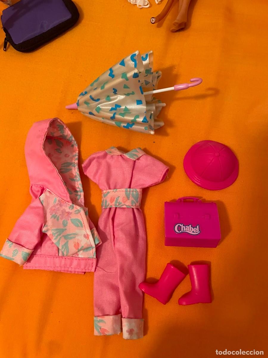 Casas de mu&ntilde;ecas: Conjunto completo Chabel Lluvia vintage Feber a&ntilde;os 80/90