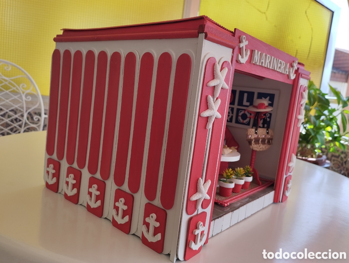Casas de mu&ntilde;ecas: Escena marinera miniatura - Foto 3