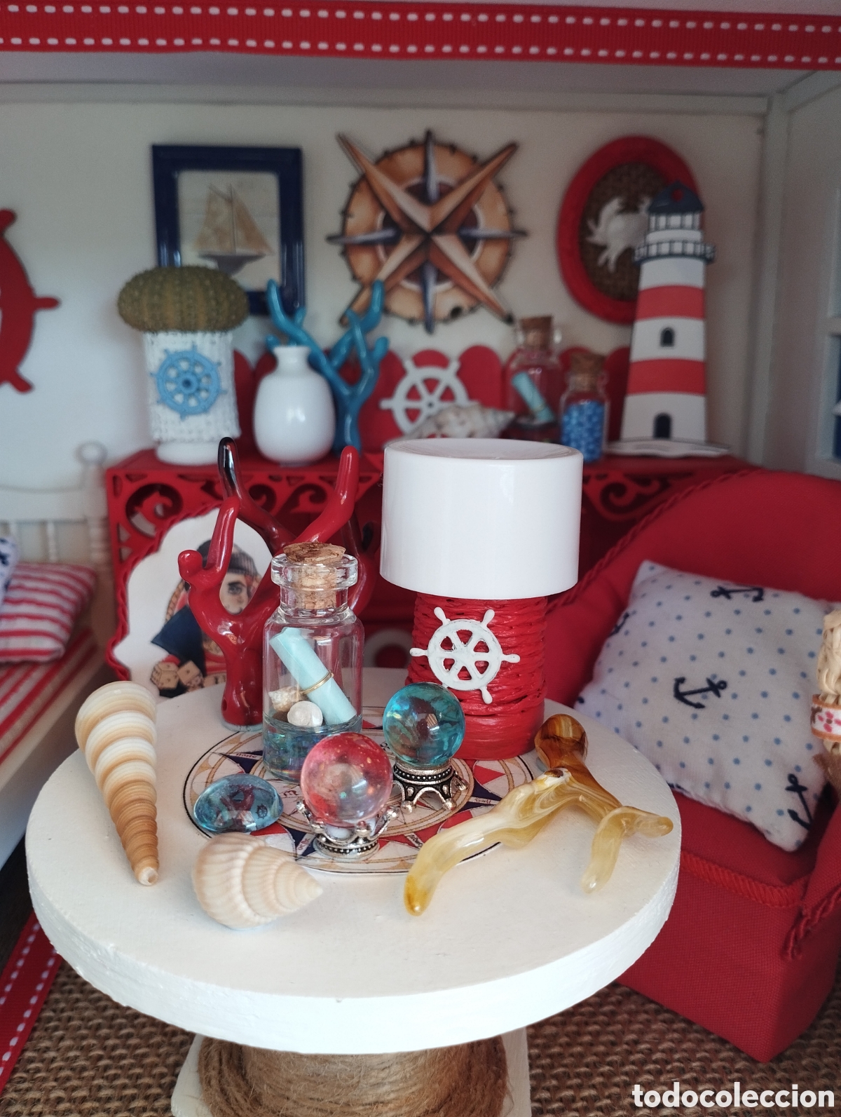 Casas de mu&ntilde;ecas: Escena marinera miniatura - Foto 6
