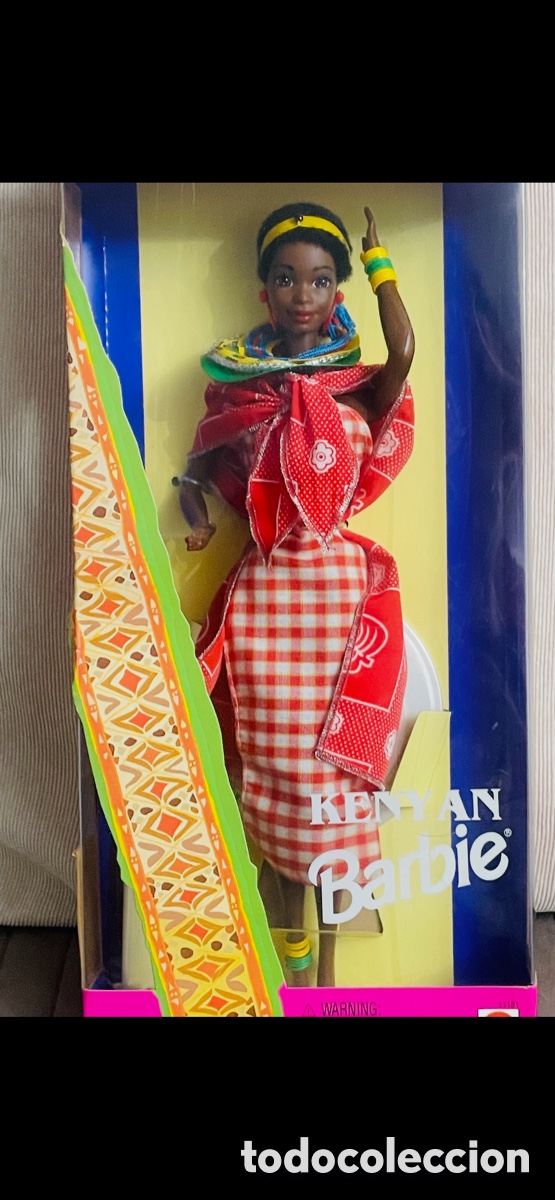 Casas de mu&ntilde;ecas: Barbie Kenyan Vintage &ndash; Dolls of the World Mattel ja original.